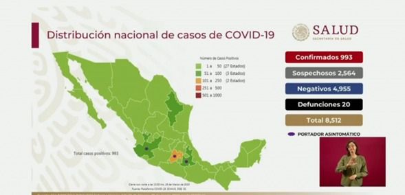 Quintana Roo, la segunda entidad más afectada en tasa de contagios