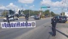 Cierran principales avenidas y playas de Cancún