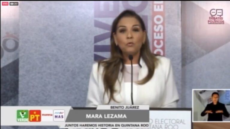 Pese a las acusaciones, gana Mara Lezama debate de candidatos a la presidencia municipal de Benito Juárez