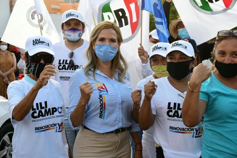 Lili Campos promete apoyos de alimentos y guarderías a mujeres vulnerables de Solidaridad