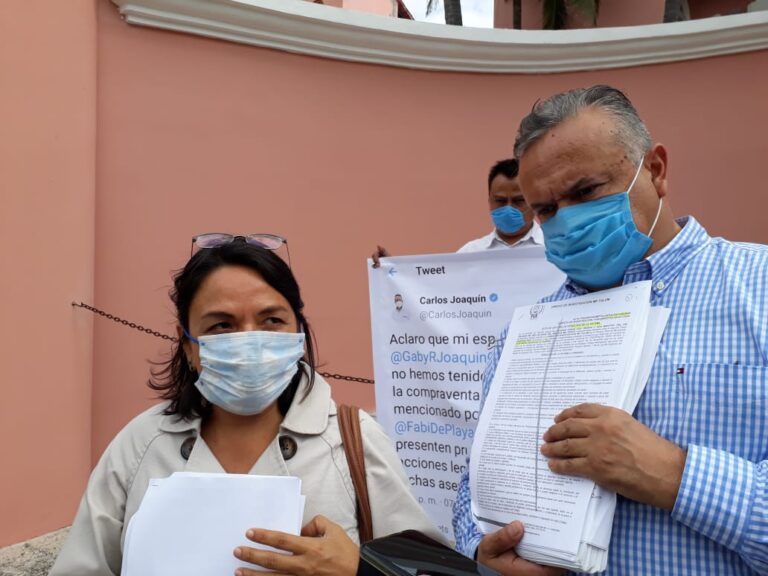 Acusan al gobernador de Quintana Roo de permitir despojo de terreno en Akumal