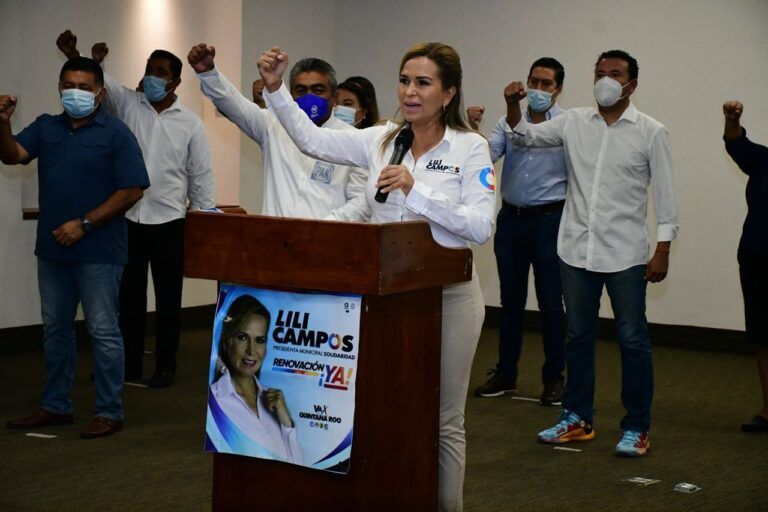 Convoca Lili Campos al voto para poner fin al peor gobierno en la historia de Solidaridad