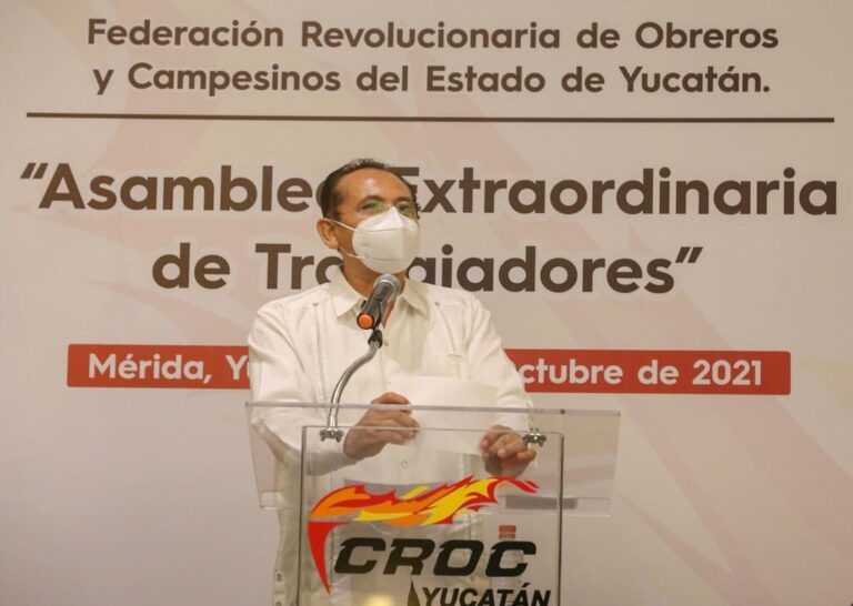 La unidad sindical de la CROC, legitima la defensa de los derechos de los trabajadores: Martín de la Cruz