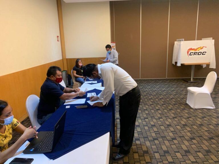Las y los trabajadores del Hotel Fiesta Inn Chetumal legitimaron su Contrato Colectivo de Trabajo