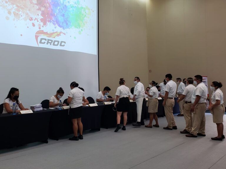 Las y los trabajadores del hotel Palladium Colonial Resort & Spa legitiman su contrato colectivo de trabajo