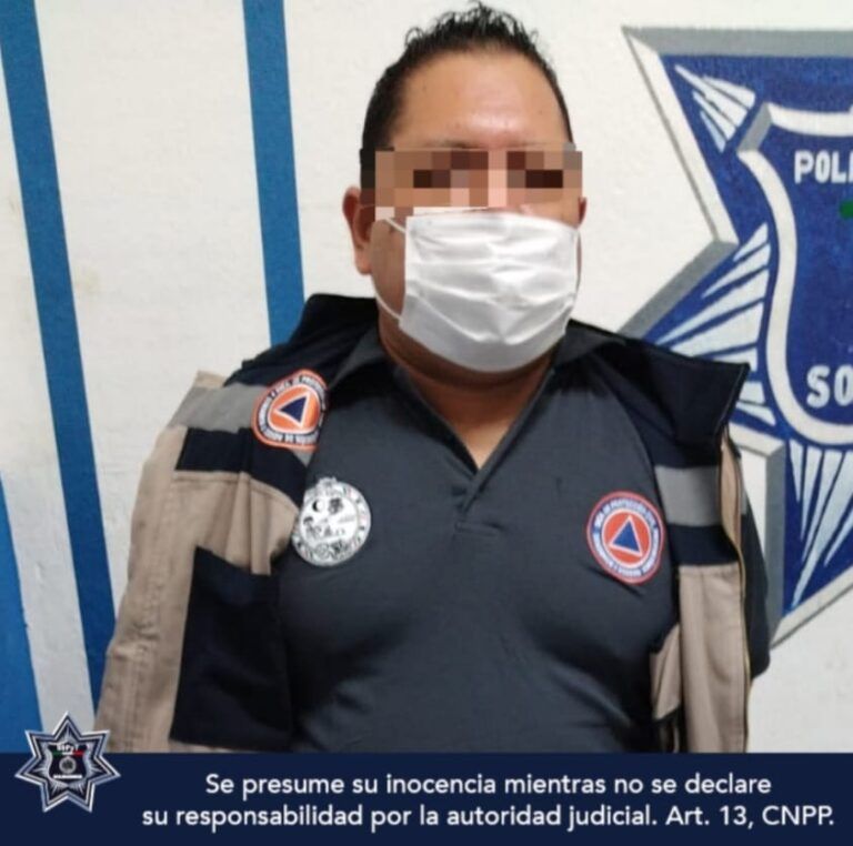 Ponen a disposición de la Fiscalía a empleado de Solidaridad por usurpación de funciones