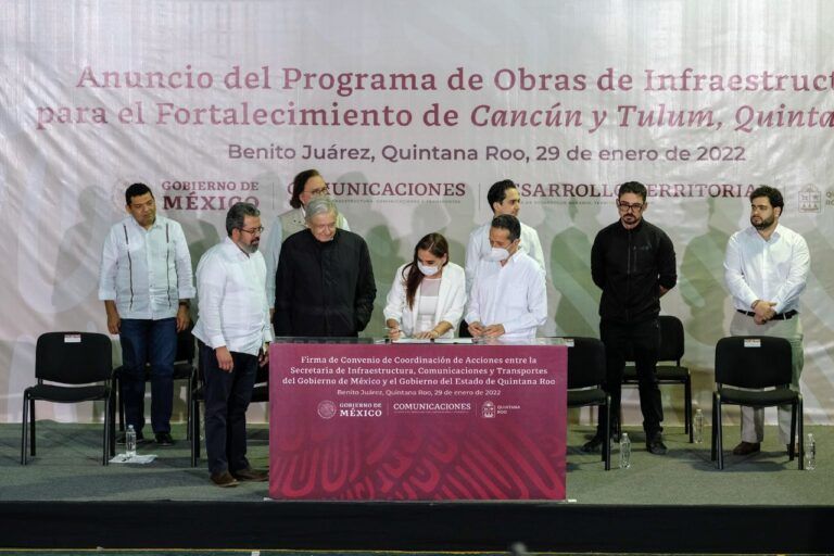 Anuncian inicio de magnas obras para Cancún y Tulum