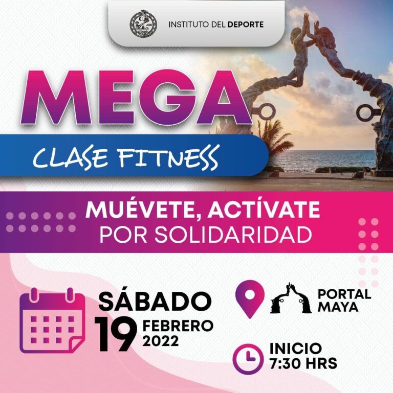 Invitan al público en general a clase de baile “Mega clase Fitness”