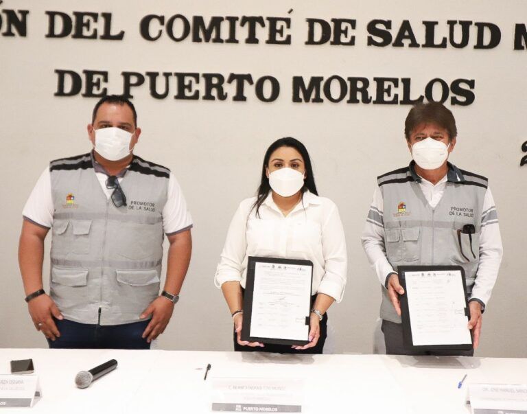 Instalan en Puerto Morelos el Comité Municipal de Salud