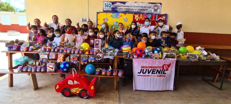 Juguetón CROC 2022 llevó alegría a 813 niñas y niños de Señor, FCP