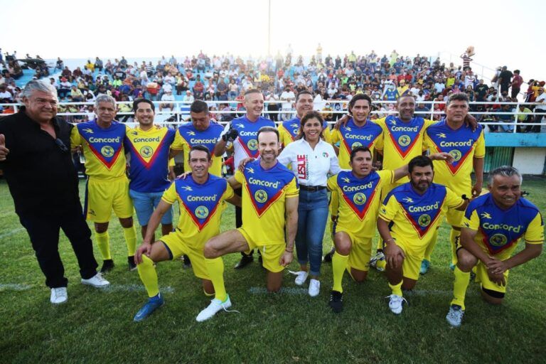 “Partido por la paz”, Leslie Hendricks apuntala el deporte con partido de fútbol con leyendas del América