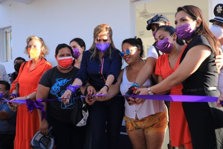 Inauguran segundo módulo de atención Punto Violeta, en la colonia 28 de Julio
