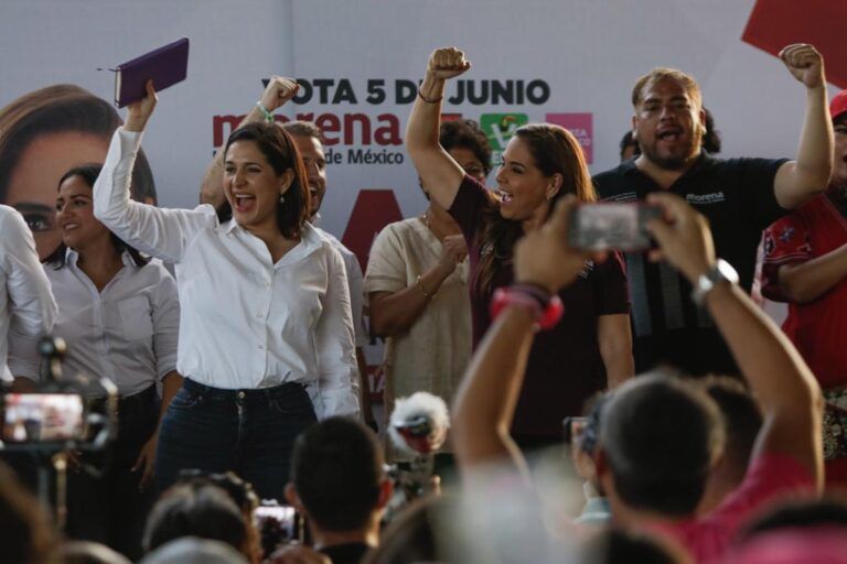 Inicio de campaña de Estefanía Mercado, acompañada por Mara Lezama, se convierte en una fiesta de la esperanza