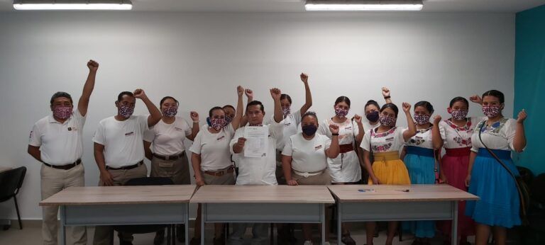 Las y los trabajadores del Parque Xoximilco legitimaron su Contrato Colectivo de Trabajo