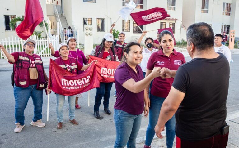 Silvia Dzul “pinta” de guinda Las Palmas 1 en Playa del Carmen