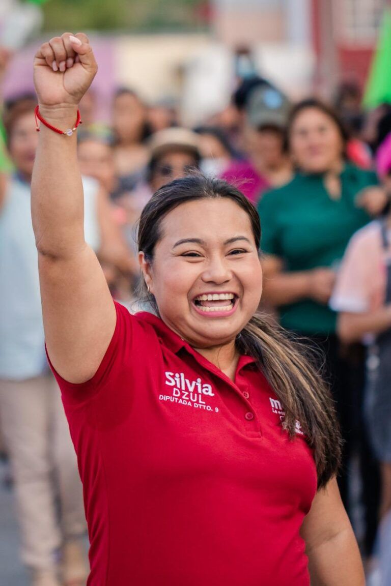 Con niveles altos de aceptación, Silvia Dzul avanza rumbo a la victoria en el Distrito 9