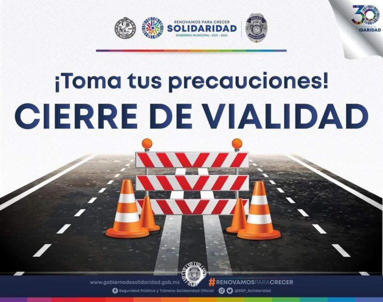 Solidaridad rehabilita la Avenida 115 entre Constituyentes y Paseo Central