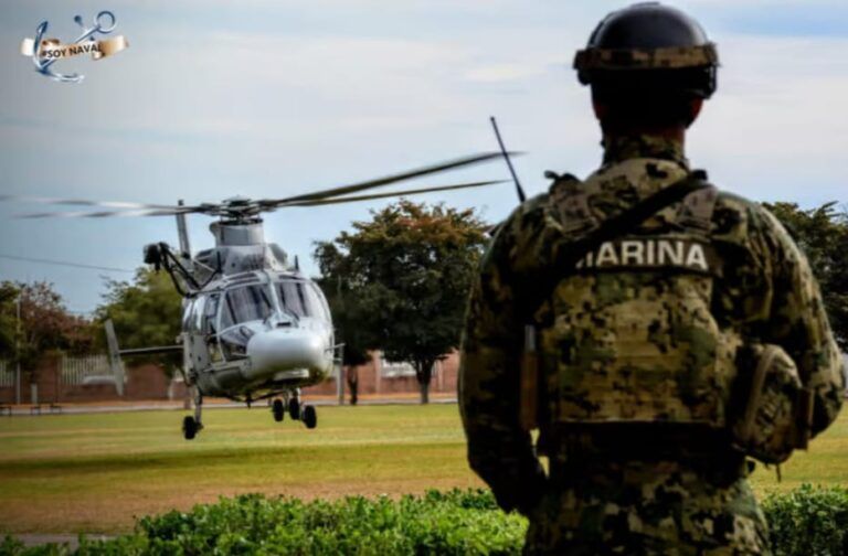 Con apoyo de un helicóptero marinos despliegan operativo contra los hijos de El Chapo Guzmán