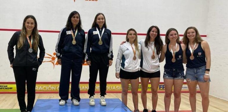 Con dos oros y un bronce, México brilla en Campeonato Panamericano de Squash