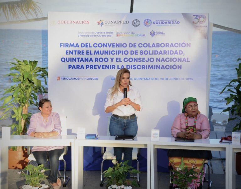 Gobierno de Solidaridad firma convenio para erradicar la discriminación