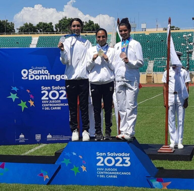 México hace el ‘1-2-3’ en pentatlón en Juegos Centroamericanos y del Caribe