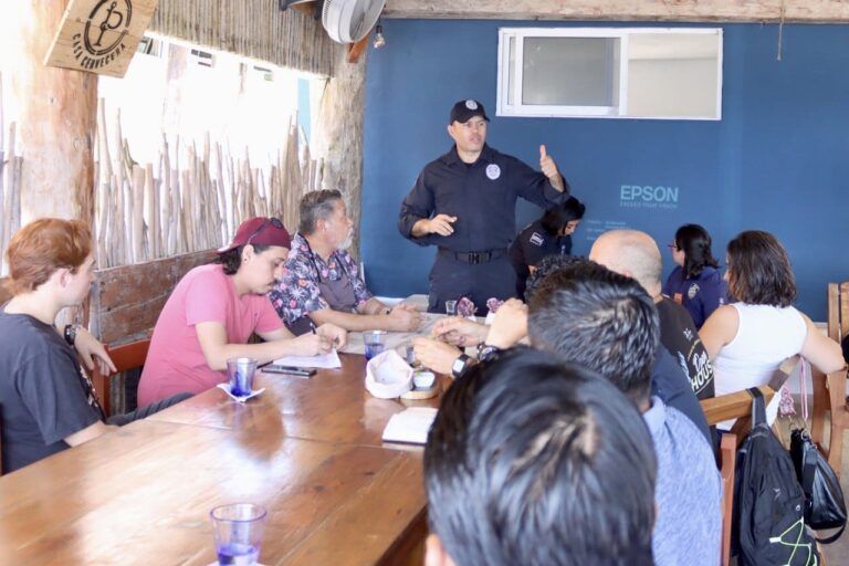 Refuerzan seguridad en restaurantes de Puerto Morelos para inhibir robos