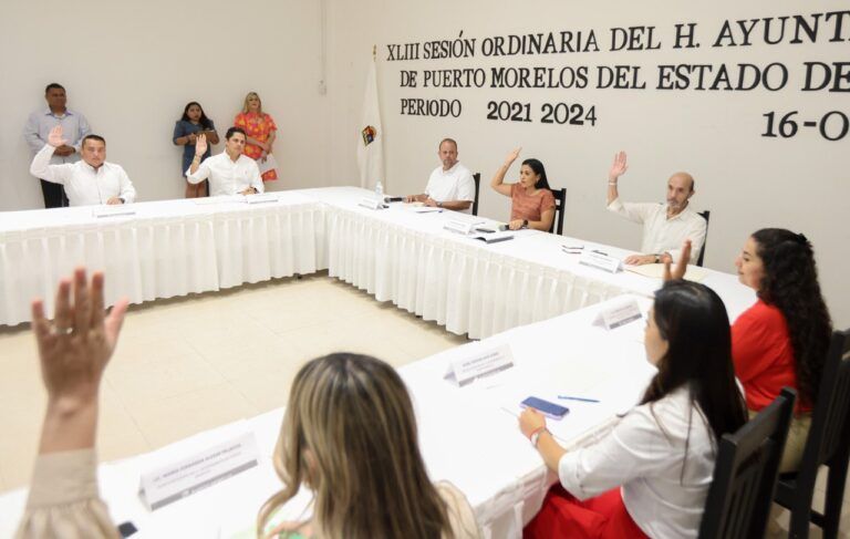 Cabildo de Puerto Morelos aprueba elaboración de manuales de organización de la administración pública municipal
