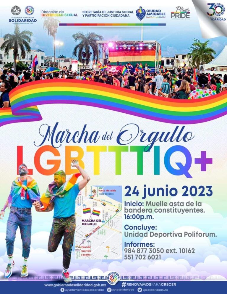 Solidaridad festeja la inclusión en el mes del orgullo LGBTTTIQ+