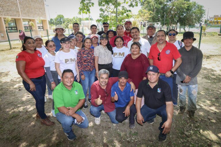 Gobierno de Puerto Morelos facilita espacios públicos de calidad a la ciudadanía