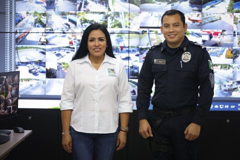 Blanca Merari cumple compromiso con la seguridad de los portomorelenses