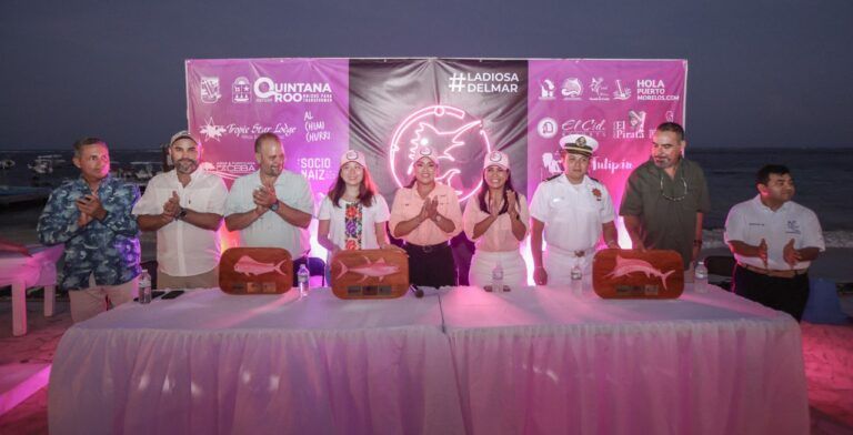 Asiste Blanca Merari a la cena de capitanas del Sexto Torneo Internacional de Pesca Femenil “La Diosa del Mar”