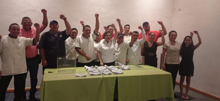 Trabajadores del hotel Grand Park Royal Cozumel, legitimaron su Contrato Colectivo de Trabajo