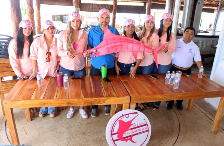 Todo listo en Puerto Morelos para el torneo femenil de pesca deportiva “La Diosa del Mar”