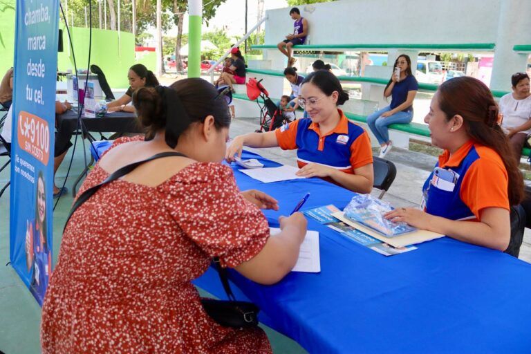 Ofertan más de 300 vacantes en feria del empleo “Contráta-te en Puerto Morelos”