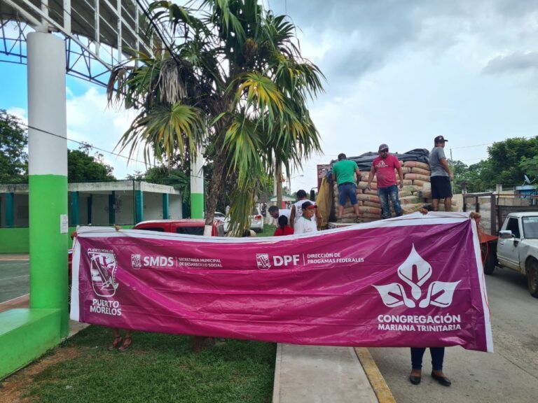 Congregación Mariana Trinitaria continúa mejorando la calidad de vida de portomorelenses