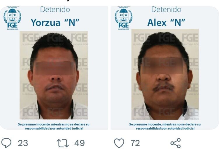 Se les borró sonrisa a taxistas agresores de Cancún, fueron procesados por robo, daños y lesiones