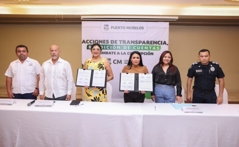Puerto Morelos avanza con paso firme en transparencia: Blanca Merari