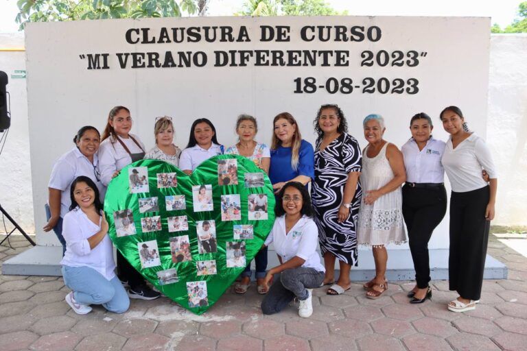 Clausuran el curso “Mi verano DIFerente” en la estancia infantil “El Principito”