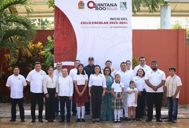 Inaugura Blanca Merari ciclo escolar 2023-2024, primero con el modelo de la nueva escuela mexicana