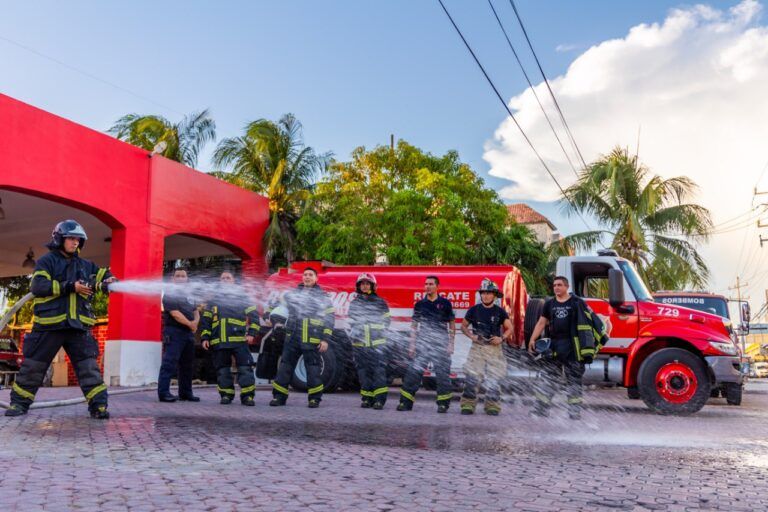 Bomberos de Solidaridad participarán en competencia en el estado de Veracruz