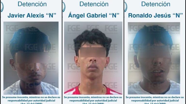 Capturan a tres sujetos, señalados de propinar brutal golpiza a dos jóvenes en la región 201 de Cancún