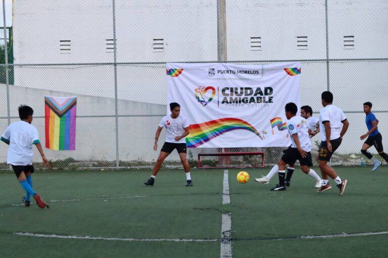 Vive Puerto Morelos primer encuentro deportivo LGBTTTIQ+