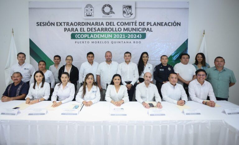Actualiza gobierno de Puerto Morelos el Plan Municipal de Desarrollo 2021-2024