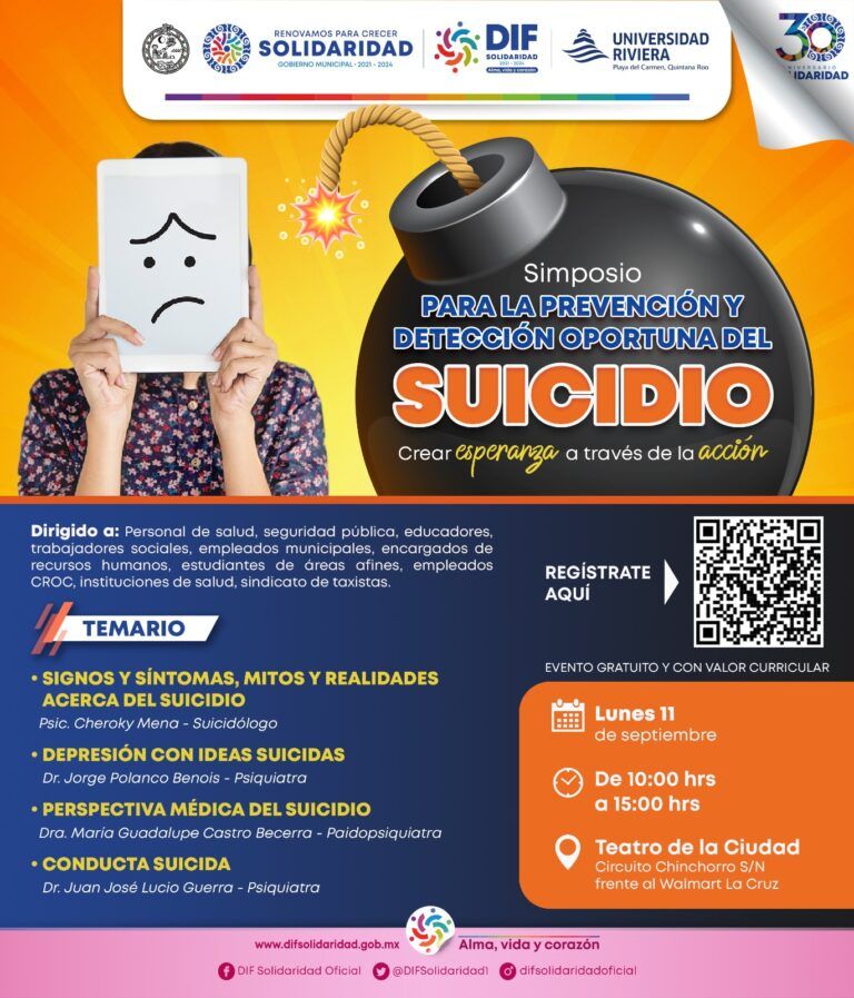 Gobierno de Solidaridad invita a simposio gratuito sobre la prevención del suicidio