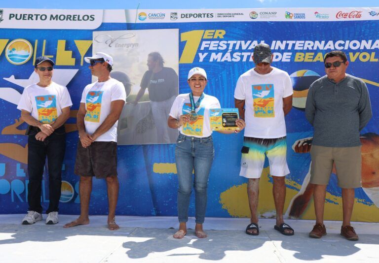 Inauguró Blanca Merari el Primer Festival Internacional Libre y Máster de Beach Volleyball