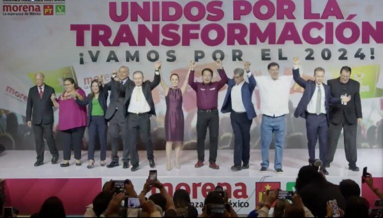 #ESCLAUDIA, gana encuesta y será candidata de Morena a la presidencia de México