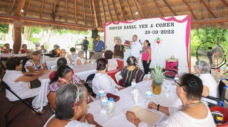 DIF Puerto Morelos impulsa el programa de integración de los adultos mayores, “Kooten Hanal”