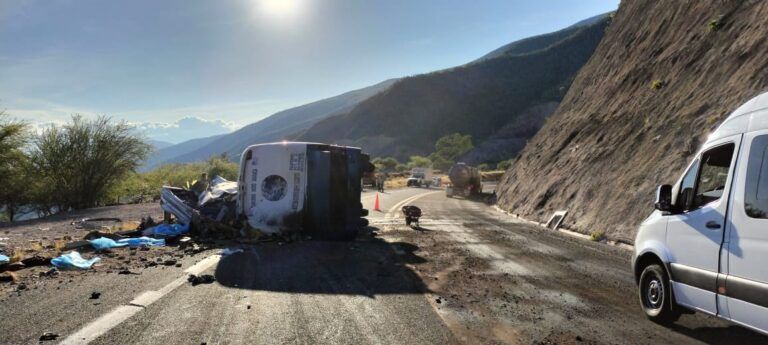 Tragedia en autopista de Oaxaca