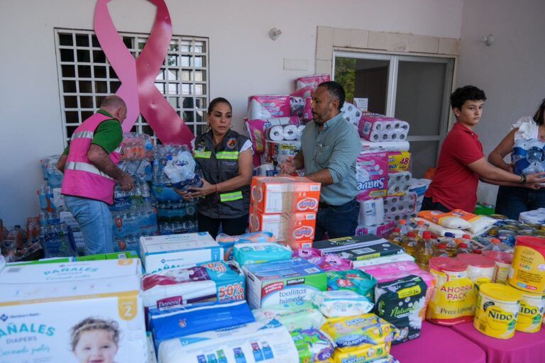 Desde Quintana Roo envían 16 toneladas de ayuda a familias guerrerenses