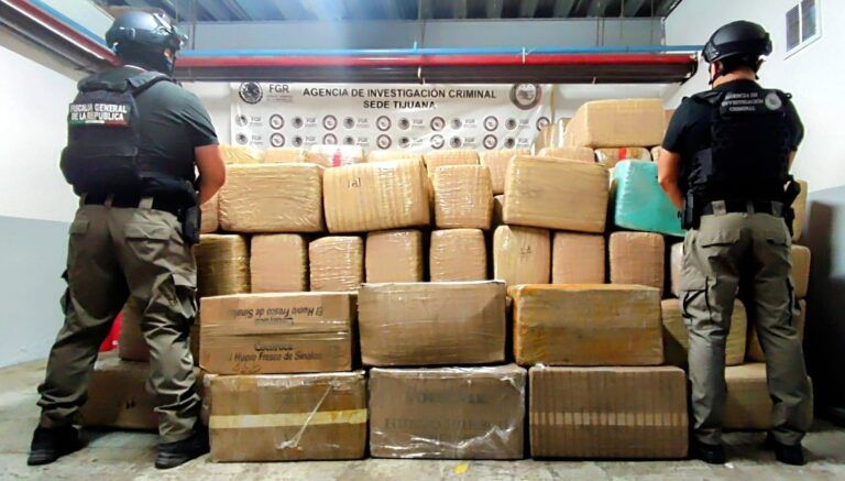 Aseguran 2.5 toneladas de droga en Tijuana